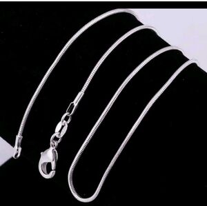 925 STERLING LONG SKINNY SILVER ROUND SNAKE CHAIN NECKLACE FOR LAYERING 28"